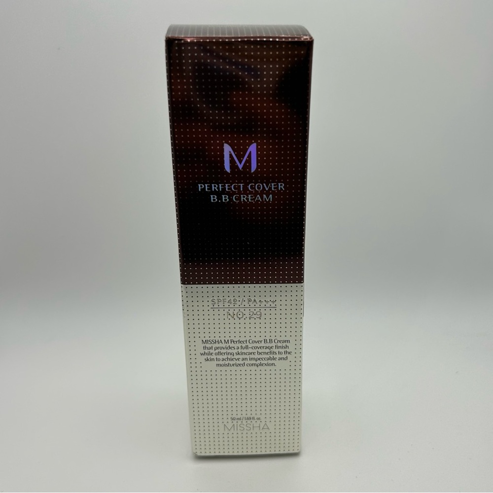 Missha M Perfect Cover BB Cream SPF 42 PA +++ shade No. 29 Caramel Beige